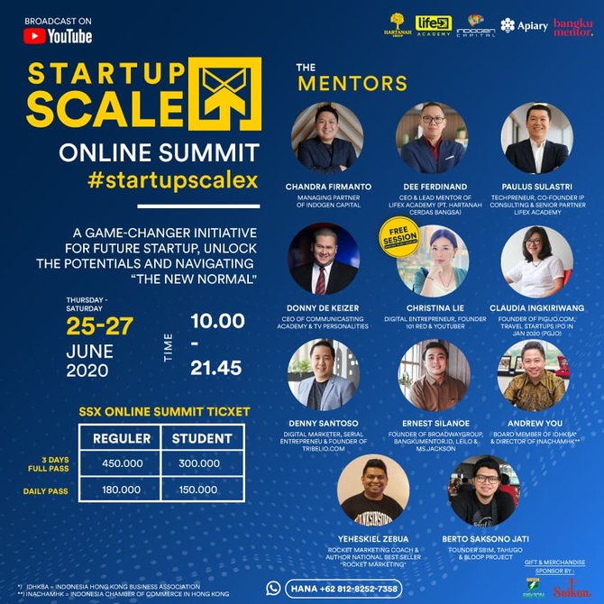 startup scalex online summit 2020