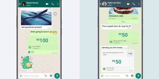 WhatsApp Payments Digulirkan di Brasil, Kirim Uang Semudah Chat!