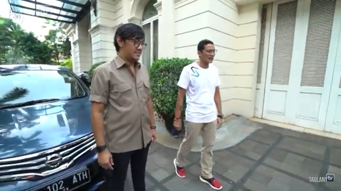 andre taulany dan sandiaga uno