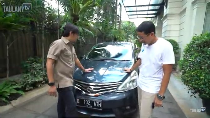 andre taulany dan sandiaga uno