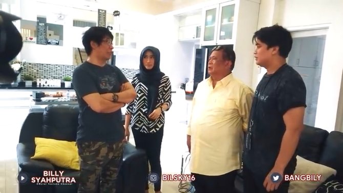 billy syahputra silaturahmi ke rumah parto