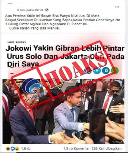 cek fakta hoaks jokowi sebut gibran lebih pintar urus solo dan jakarta