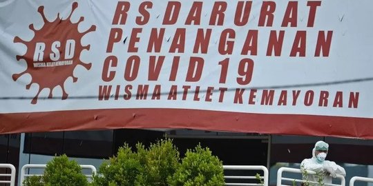 Update Pasien Covid-19 Dirawat di RSD Wisma Atlet dan RSKI Pulau Galang