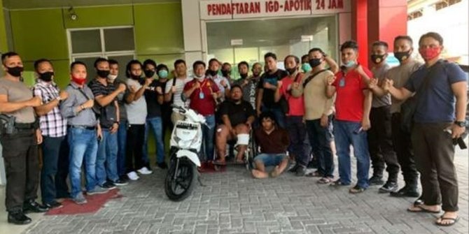 Polisi Tangkap Dua Pelaku Perampokan dan Lukai Personel Brimob di Medan