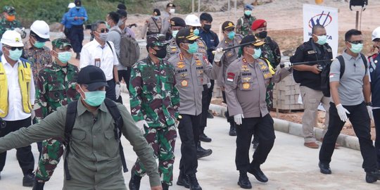 PSBB Surabaya Raya Selesai, Kapolri-Panglima TNI Ingatkan Disiplin Protokol