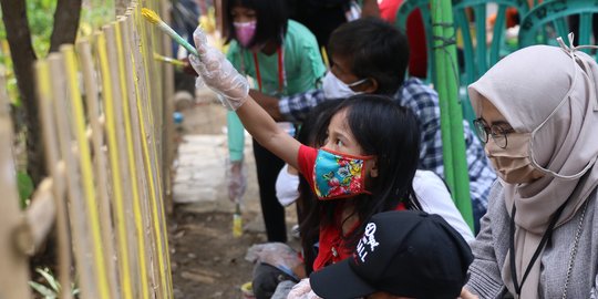 Melihat Kampung Belajar Anak dengan Protokol Kehidupan Baru