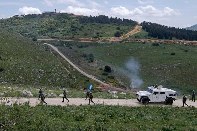 potret kontingen garuda tni cegah pertikaian israel dan lebanon