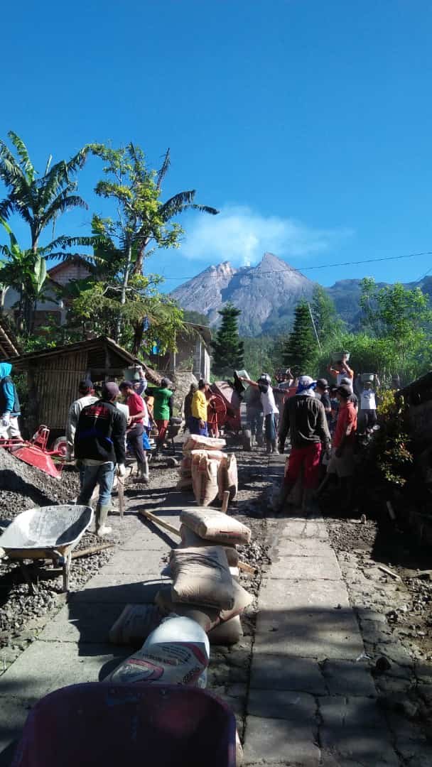 jalur evakuasi merapi rusak