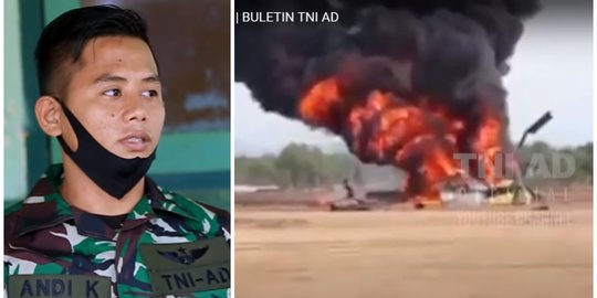 Kenang Kecelakaan Helikopter MI-17, Praka Andi Sebut 'Antara Hidup dan Mati'