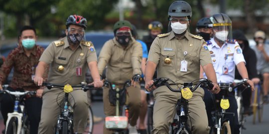 Anies Sebut Masyarakat Bersepeda Naik Sampai 10 Kali Lipat