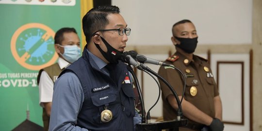 Ridwan Kamil Sebut Tingkat Infeksi Covid-19 Jabar Terendah di Pulau Jawa