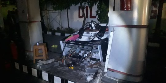 Mesin SPBU Milik Wakil Wali Kota Solo Ditabrak Mobil, 3 Orang Terluka