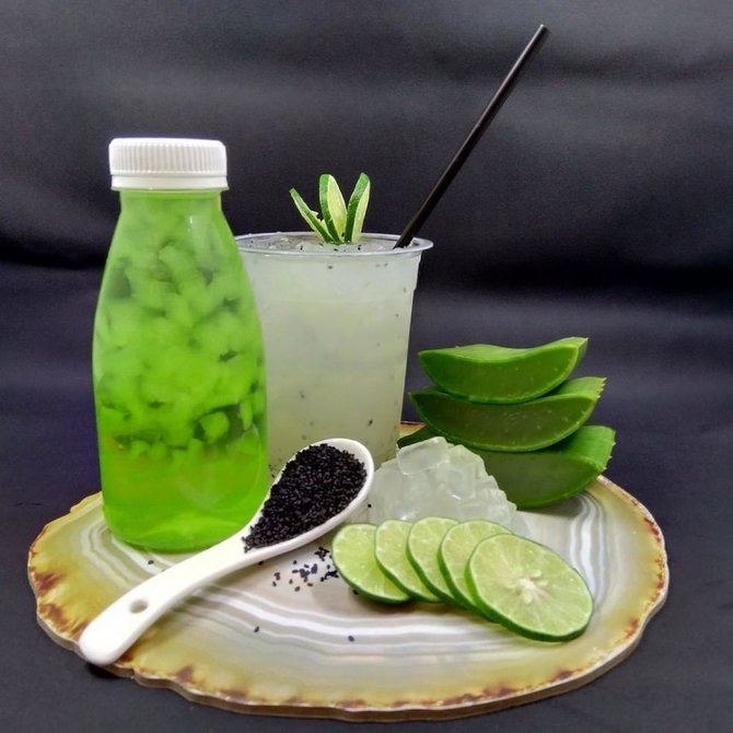 7 resep minuman lidah buaya segar legakan dahaga