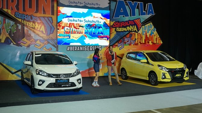 peluncuran new astra daihatsu ayla dan daihatsu sirion 2020