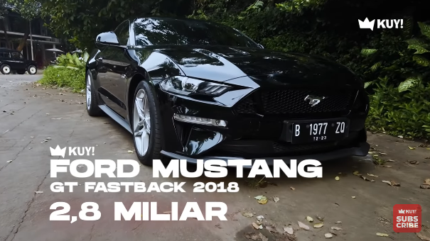 sule pamer mobil ford mustang