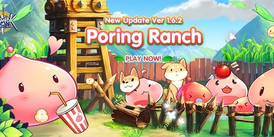 Ragnarok Frontier Kedatangan Update Pertamanya, Poring Ranch!