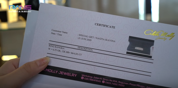 cincin berlian nagita slavina dan raffi ahmad