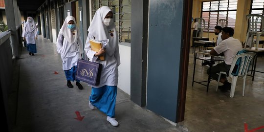 Covid-19 Terkendali, Sekolah di Malaysia Kembali Dibuka