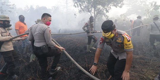 Polisi Tetapkan 69 Tersangka Kasus Kebakaran Hutan Sepanjang 2020