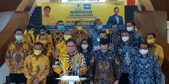 Safari politik, AHY Temui Airlangga Penjajakan Koalisi di Pilkada 2020