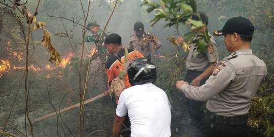 Cegah Karhutla, Polda Kalbar Minta Warga Tak Bersihkan Lahan dengan Cara Dibakar