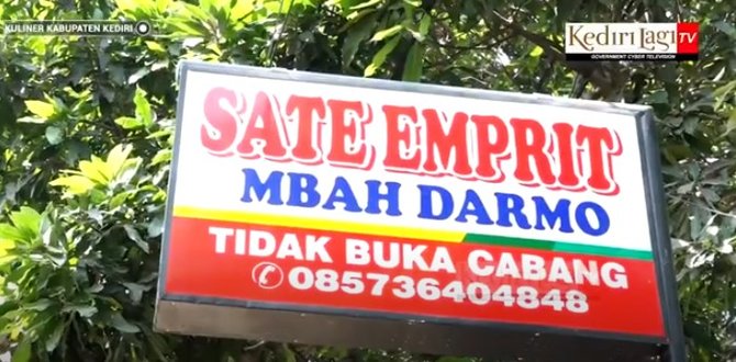 sate emprit khas kediri