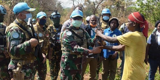 Satgas TNI Berhasil Damaikan Pertikaian 3 Suku di Kongo