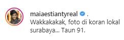 maia estianty unggah foto jadul