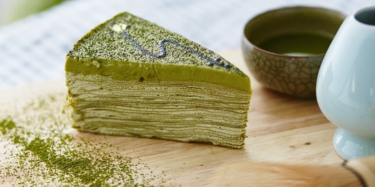 Resep Matcha Mille Crepes Lembut dan Legit