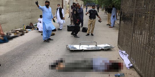 Penyerangan di Bursa Efek Pakistan, 7 Tewas