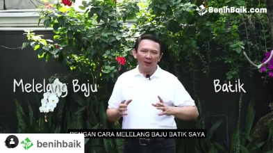 ahok lelang 19 batik