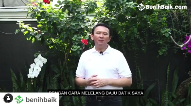 ahok lelang 19 batik