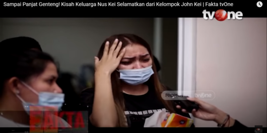 Tangis Anak Nus Kei Pecah, Teringat Adik saat Kelompok John Kei Datang Menyerang