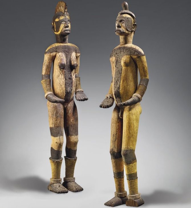 patung komunitas igbo nigeria