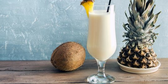 Resep Virgin Pina Colada Puerto Rico, Segar tanpa Alkohol