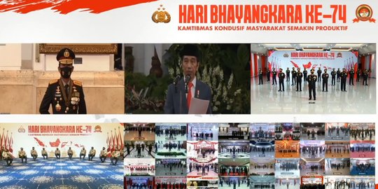 Jokowi Minta Polri Terus Perbaiki Diri