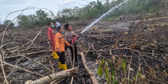 Sejak Awal Tahun 2020, Polda Riau Tangkap 58 Tersangka Kasus Karhutla
