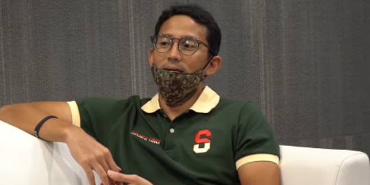 Dilengkapi Tempat Tidur, Intip Ruang Kerja Sandiaga Uno