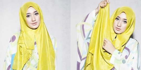 5 Cara Pakai Hijab Pashmina Sifon Praktis Dan Elegan Merdeka Com