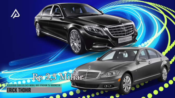 intip koleksi mobil mewah para sultan pemilik tv di indonesia