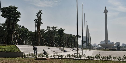 Revitalisasi Plaza Senayan Monas Hampir Rampung