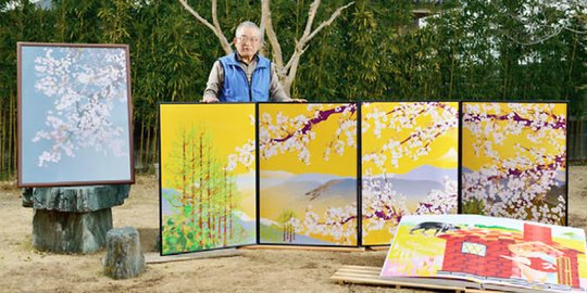 Pria 80 Tahun Asal Jepang Kuasai Seni Lukis dengan Microsoft Excel