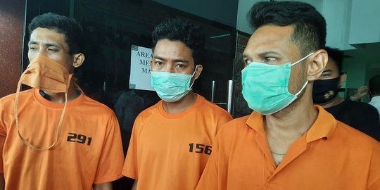 Polisi Tangkap Tiga Maling Spesialis Gembos Ban dan Begal di Samarinda