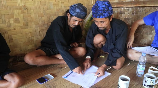 warga baduy surati jokowi