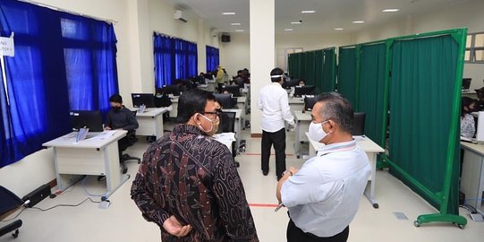 Gugus Tugas Covid-19 Tarakan Apresiasi Pelaksanaan UTBK Sesuai Protokol Kesehatan