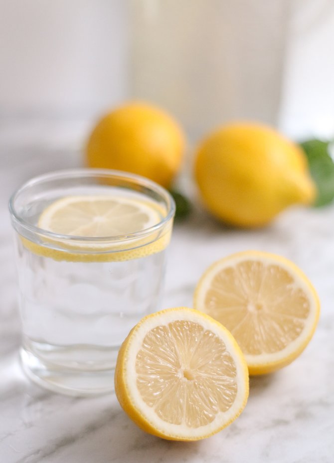 ilustrasi air lemon