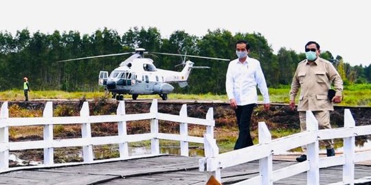 Potret Jokowi dan Prabowo Kerja Bareng