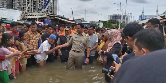 Anies Sebut Penanggulangan Banjir DKI Tahun 2020 Butuh Dukungan Fiskal