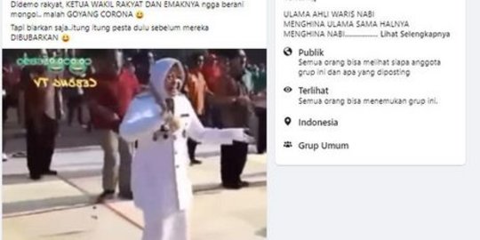 CEK FAKTA: Tidak Benar Video Jokowi, Megawati, Ganjar dan Risma Goyang Corona