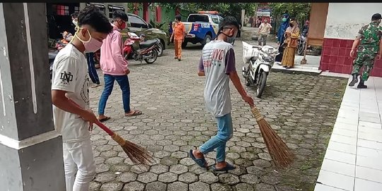 Warga Tak Bermasker di Purbalingga Dihukum Kerja Sosial